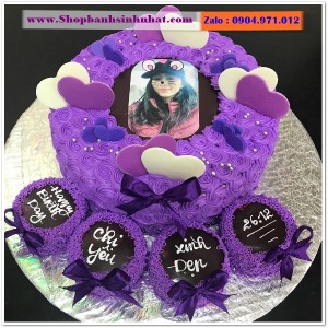 Bánh Sinh Nhật In Hình Ảnh - H432